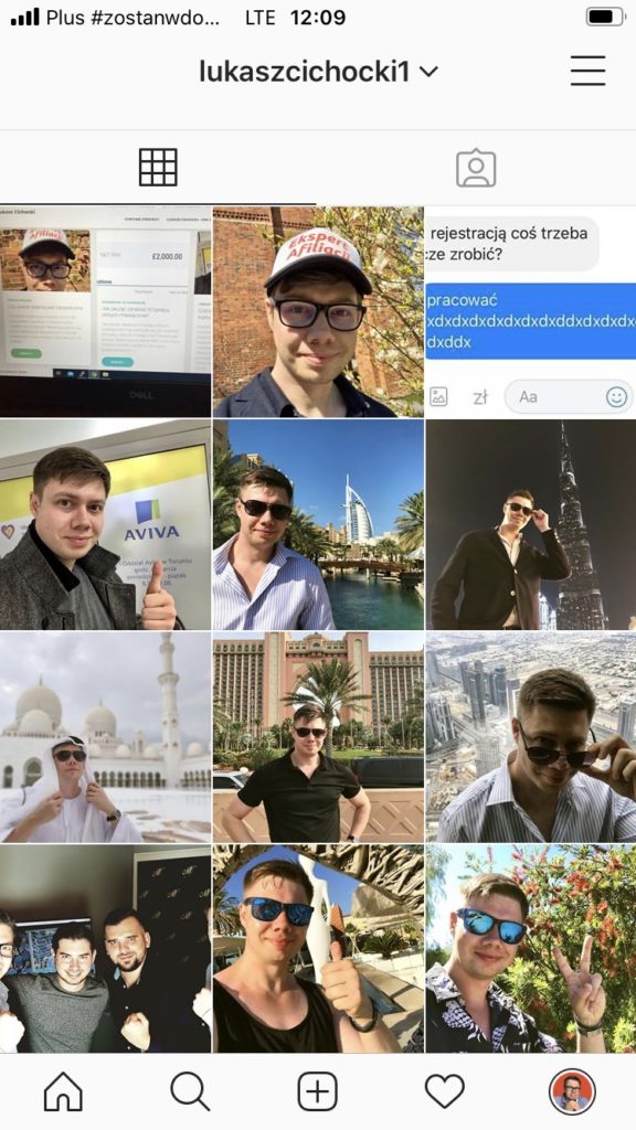 Łukasz Cichocki ostrzega: "Nie wpadnij w pułapkę Instagrama!"